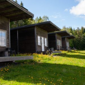 Stuga med egen WC